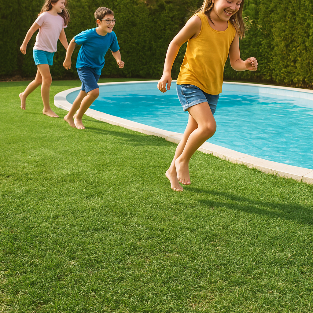 Césped Artificial CUBRA 28 mm by Naturdec – Decoración económica en exteriores. Precio metro lineal de rollo de 2 m. de ancho - C5 Coverings