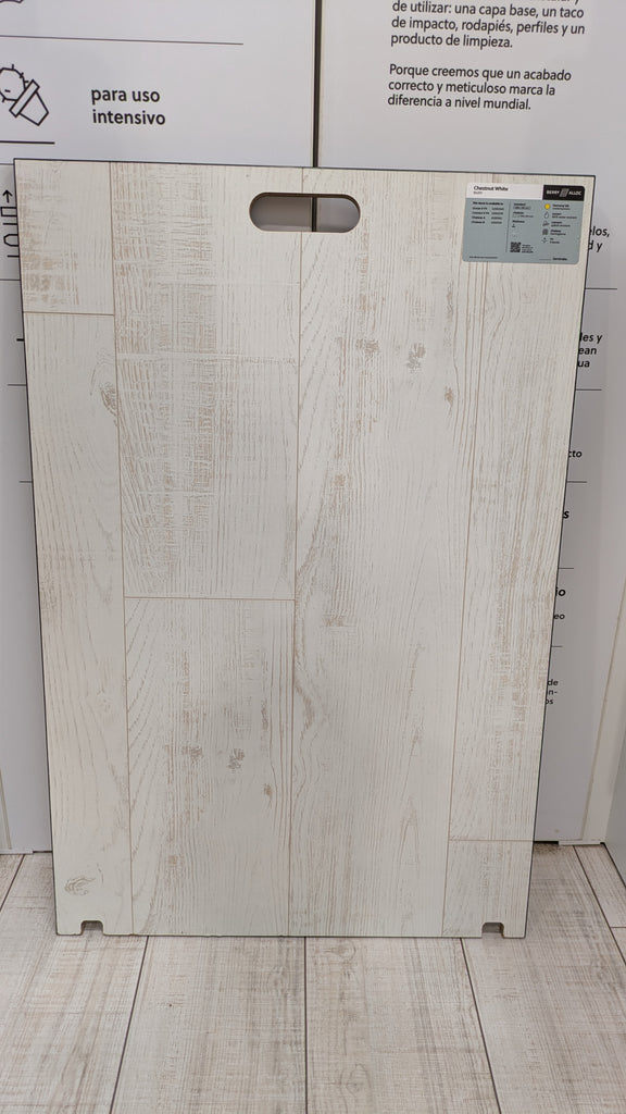 Tarima Laminada BerryAlloc Ocean+ 8 V4 Chestnut White – AC4, 8 mm, 100% resistente al agua en juntas. Venta por caja de 2.20 m2 - C5 Coverings
