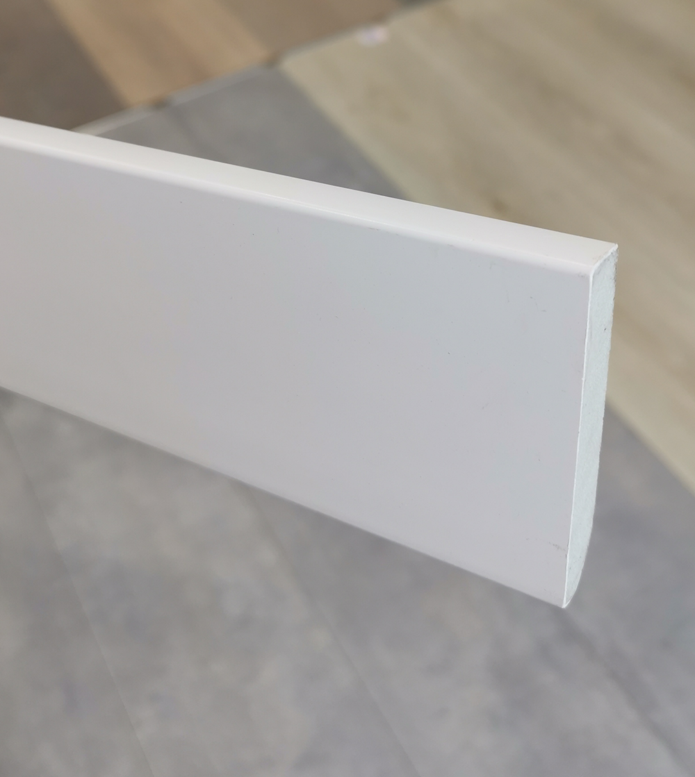 Zócalo - Rodapié Blanco de PVC hidrófugo, 8cm de alto y 220cm largo :  : Bricolaje y herramientas